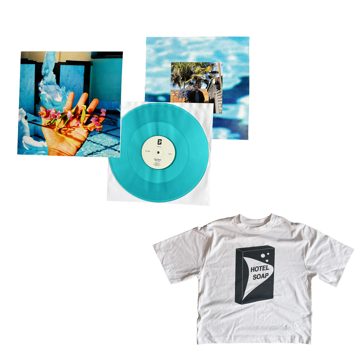 Blue Eden LP and T-Shirt Bundle